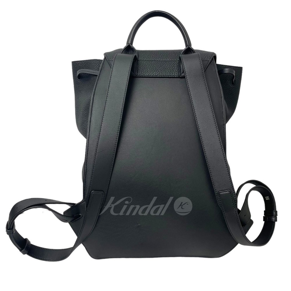 Loewe Drawstring Leather Backpack Black - image 4